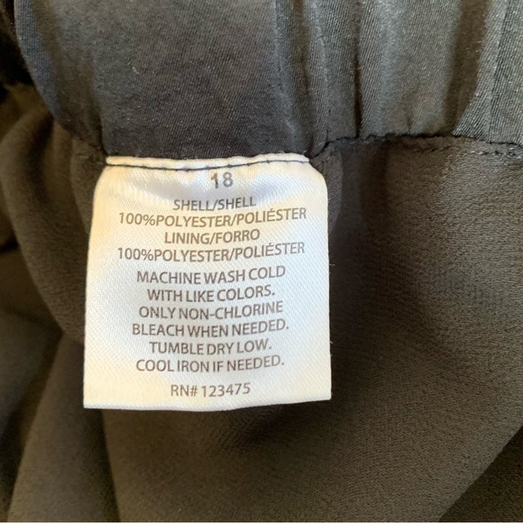 Textile Elizabeth and James Relaxed Black Pull On Pants - Picture 7 of 7